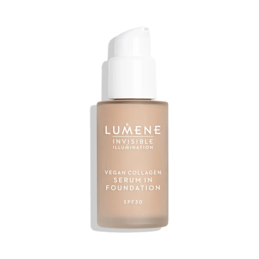 Lumene Invisible Illumination Vegan Collagen SPF 30, 2 serum in foundation 30 ml