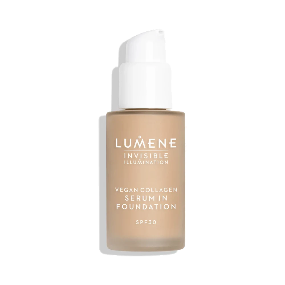 Lumene Invisible Illumination Vegan Collagen SPF 30, 4 serum in foundation 30 ml