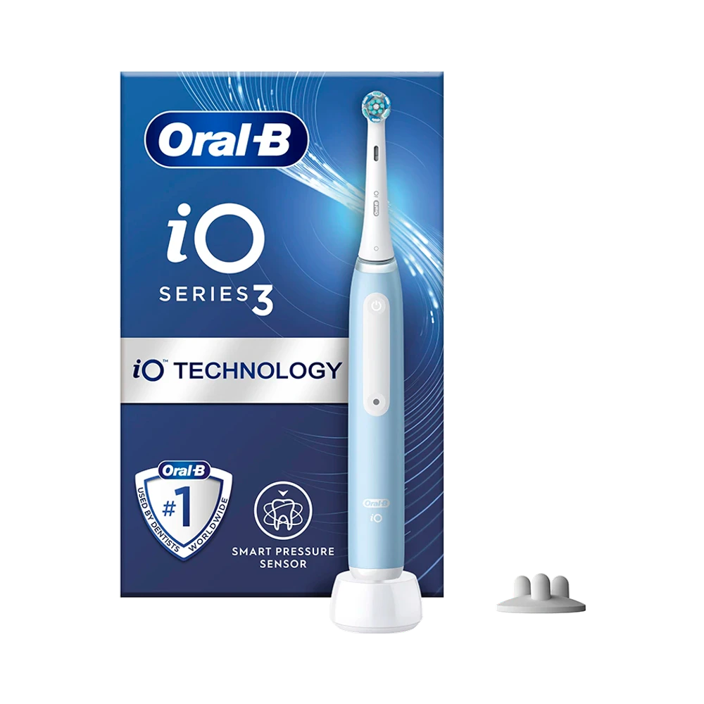 Oral-B iO 3S Ice Blue eltandborste 1 st