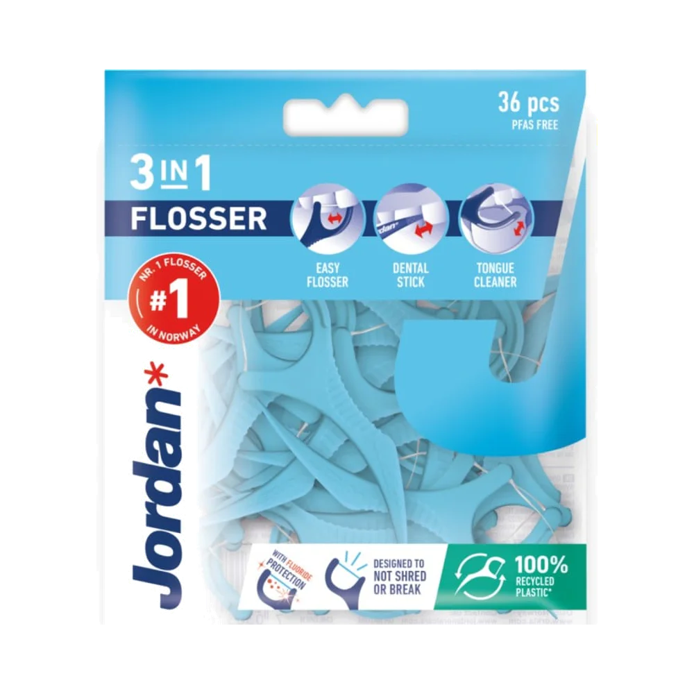Jordan 3-in-1 flosser 36 st