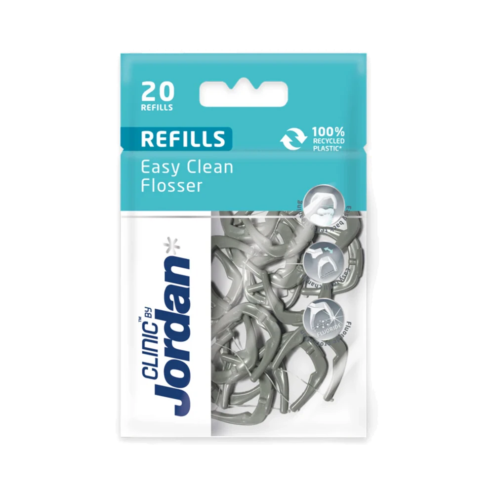 Jordan Clinic Easy Clean Refill flosser 20 st