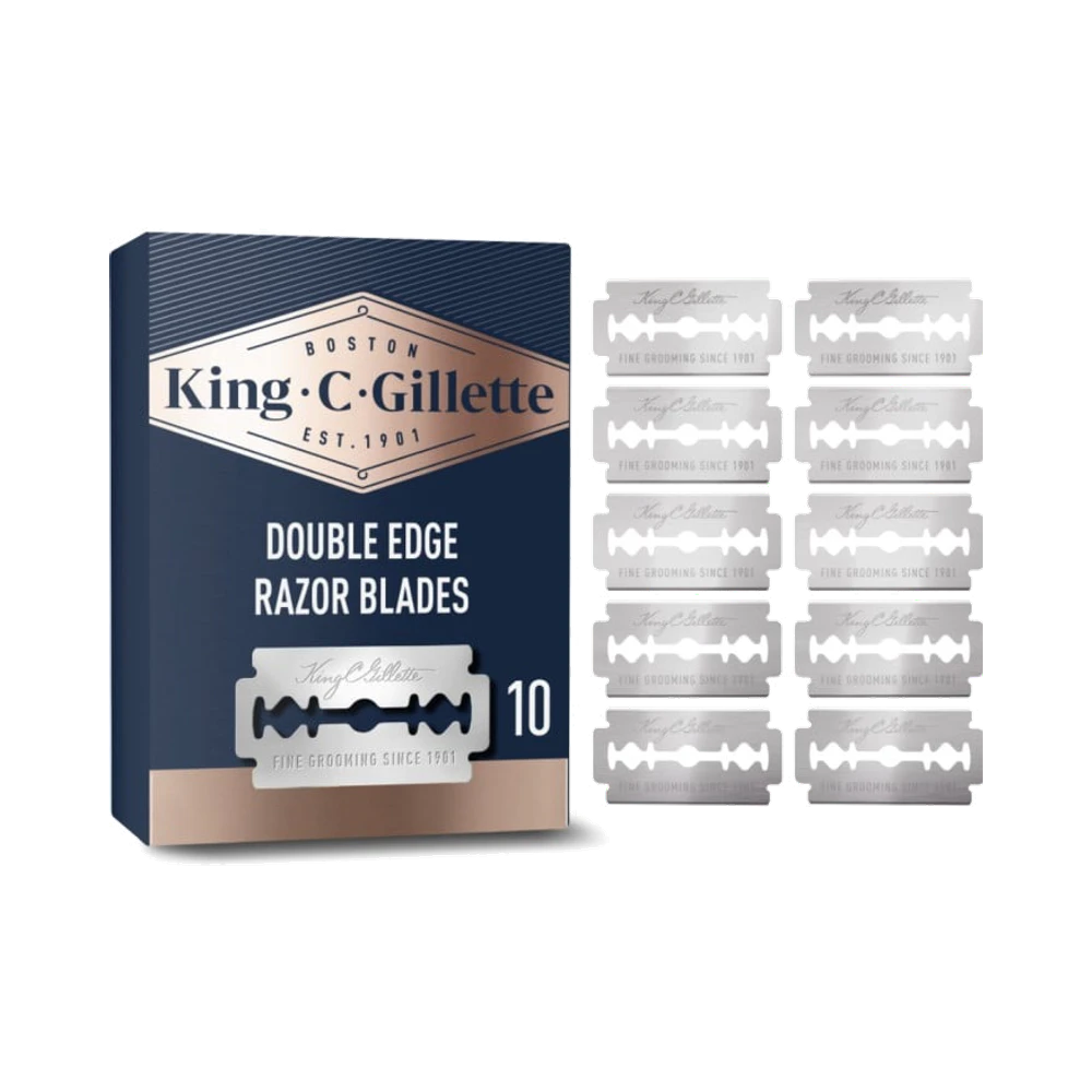 King C. Gillette Säkerhetsrakblad rakblad 10 st