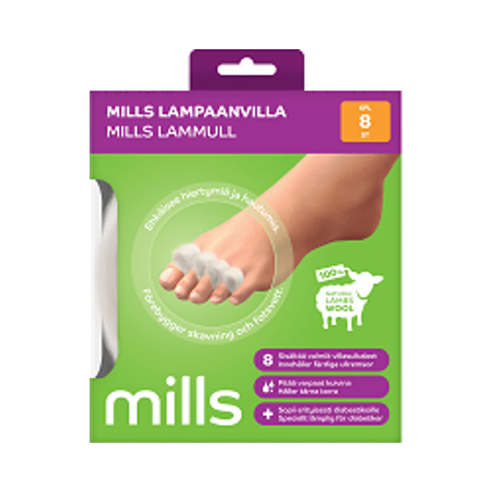 Mills Lammullsremsor 12 g 8 st