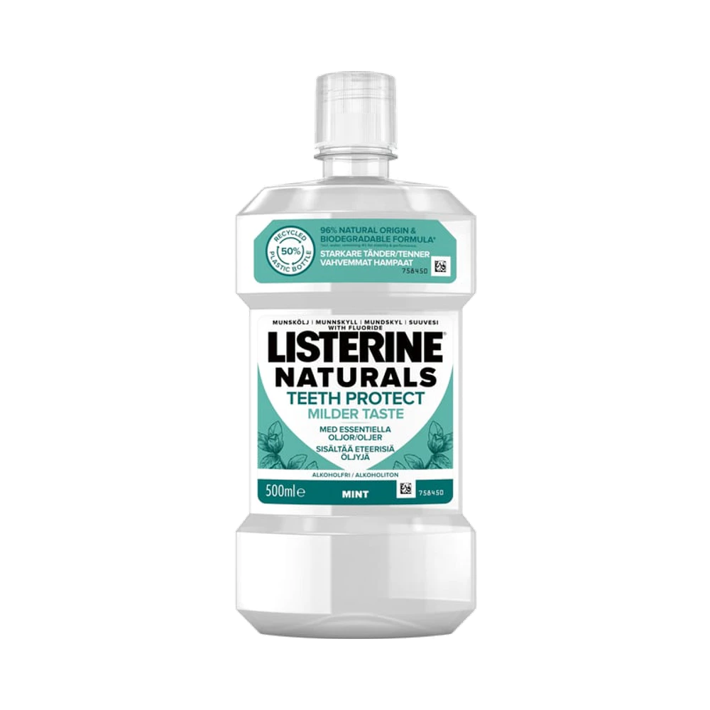 Listerine Naturals Teeth Protect Milder Taste munskölj 500 ml