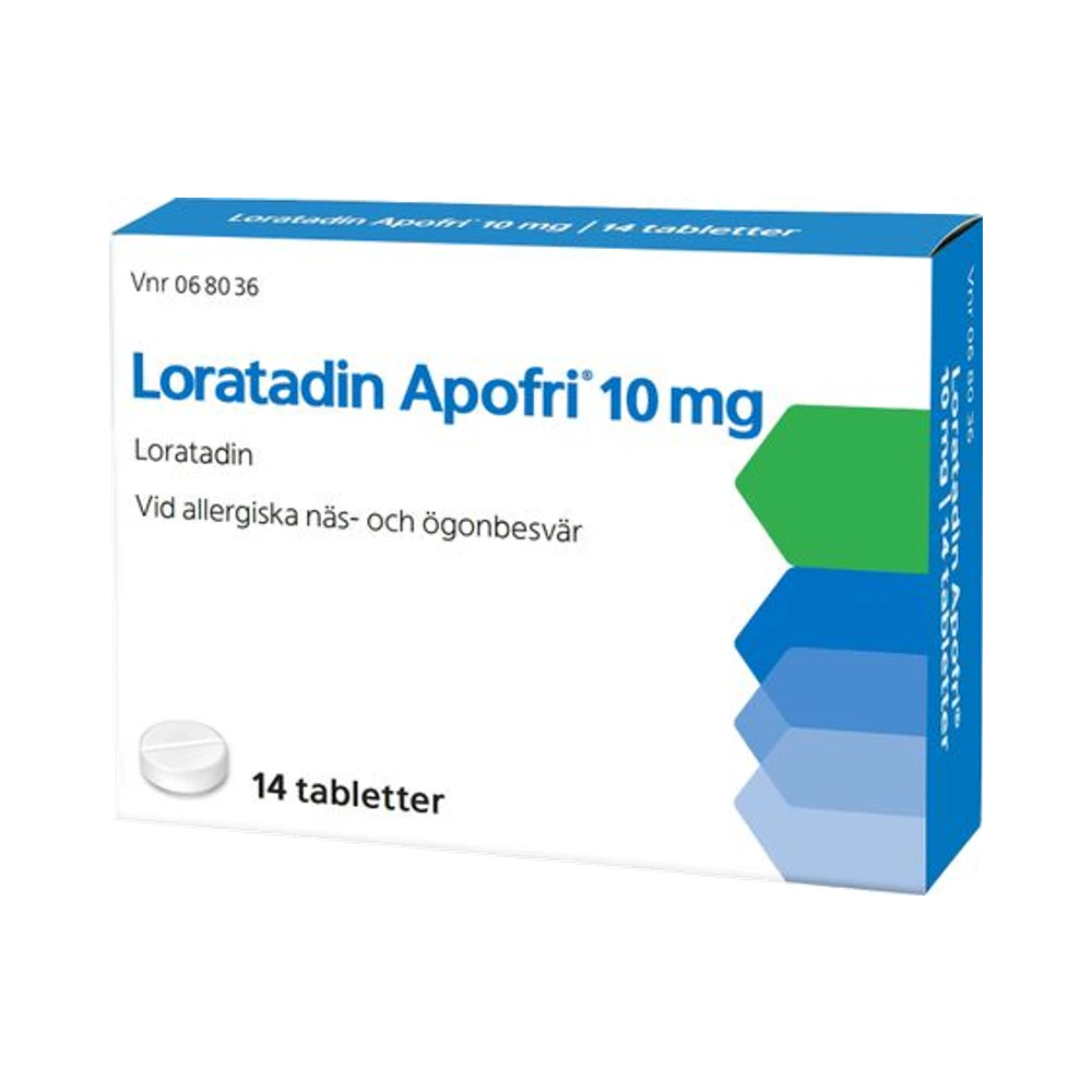 Apofri Loratadin Loratadin, Tablett, (er) 10 mg 14 tablett