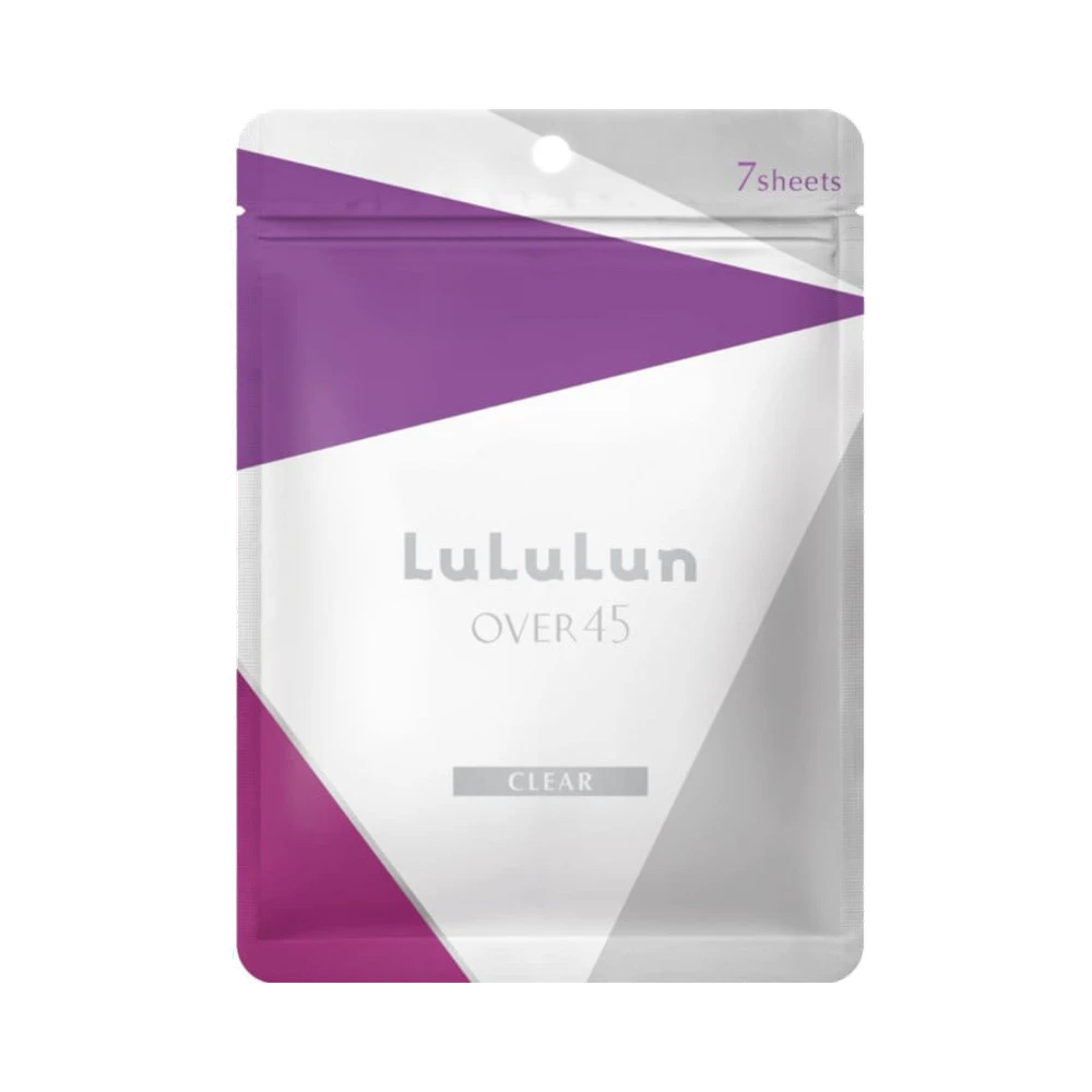 LuLuLun Over 45 Clear sheet mask 7 st