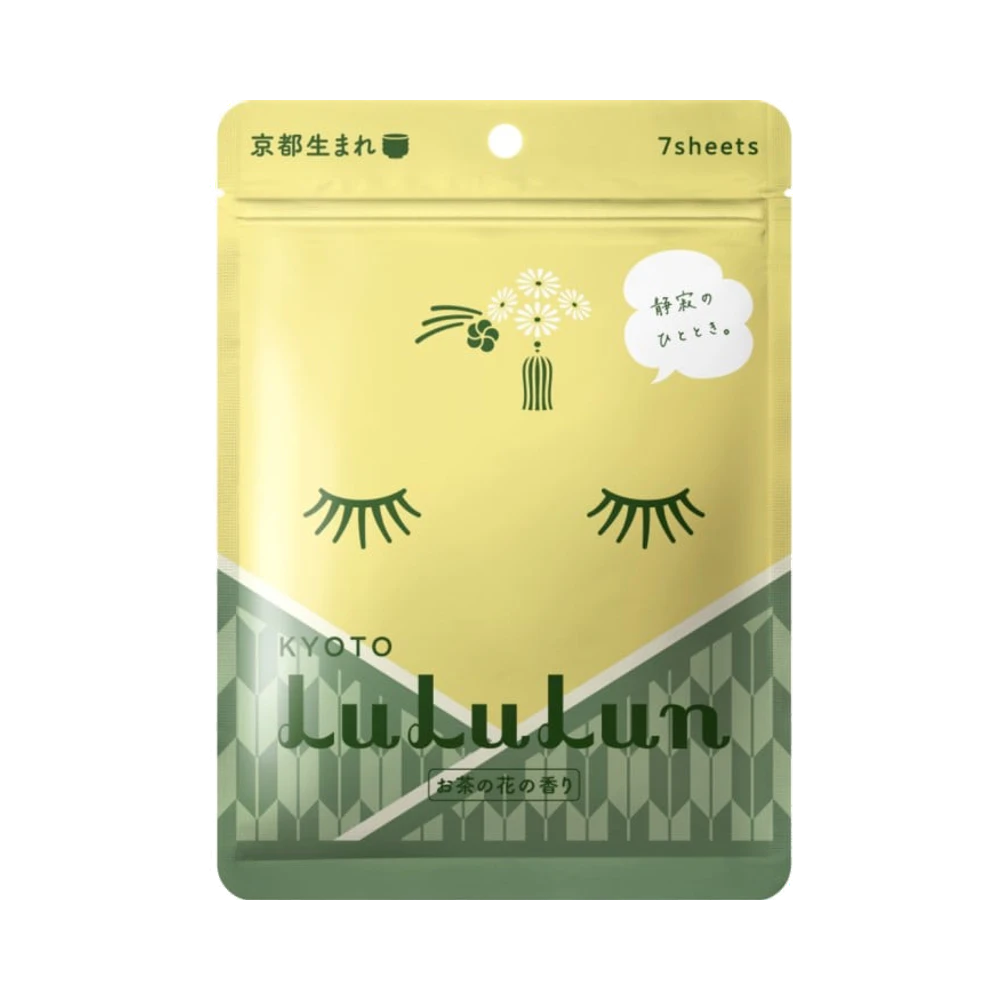 LuLuLun Premium Kyoto Green Tea sheet mask 7 st