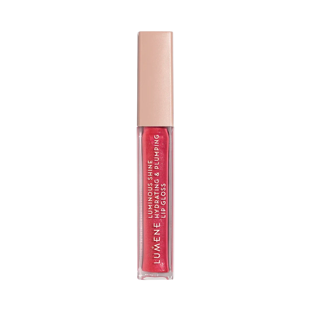 Lumene Luminous Shine Hydrating & Plumping 5 Bright Rose lip gloss 5 ml