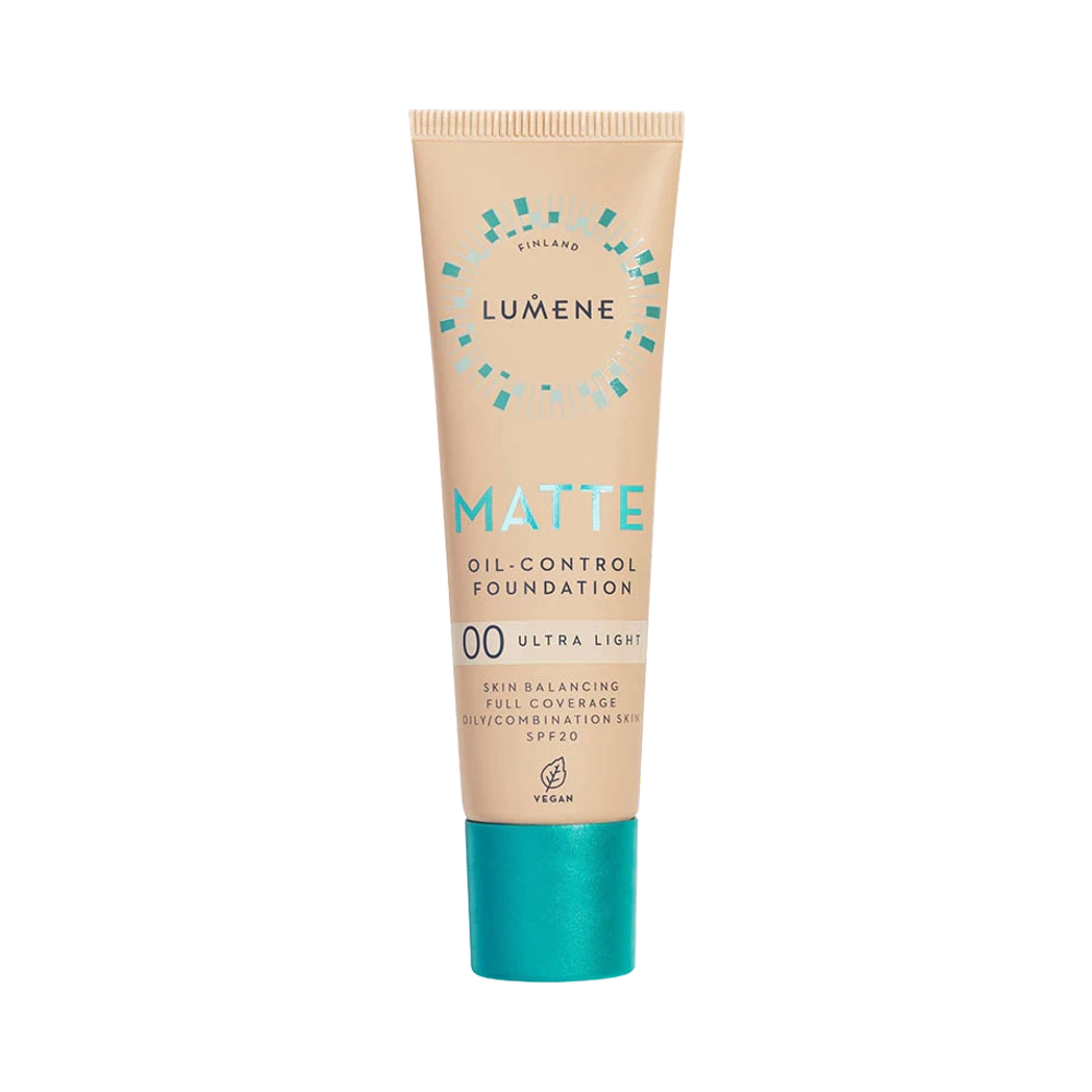 Lumene Matte Oil-Control SPF 20, 00 Ultra Light foundation 30 ml