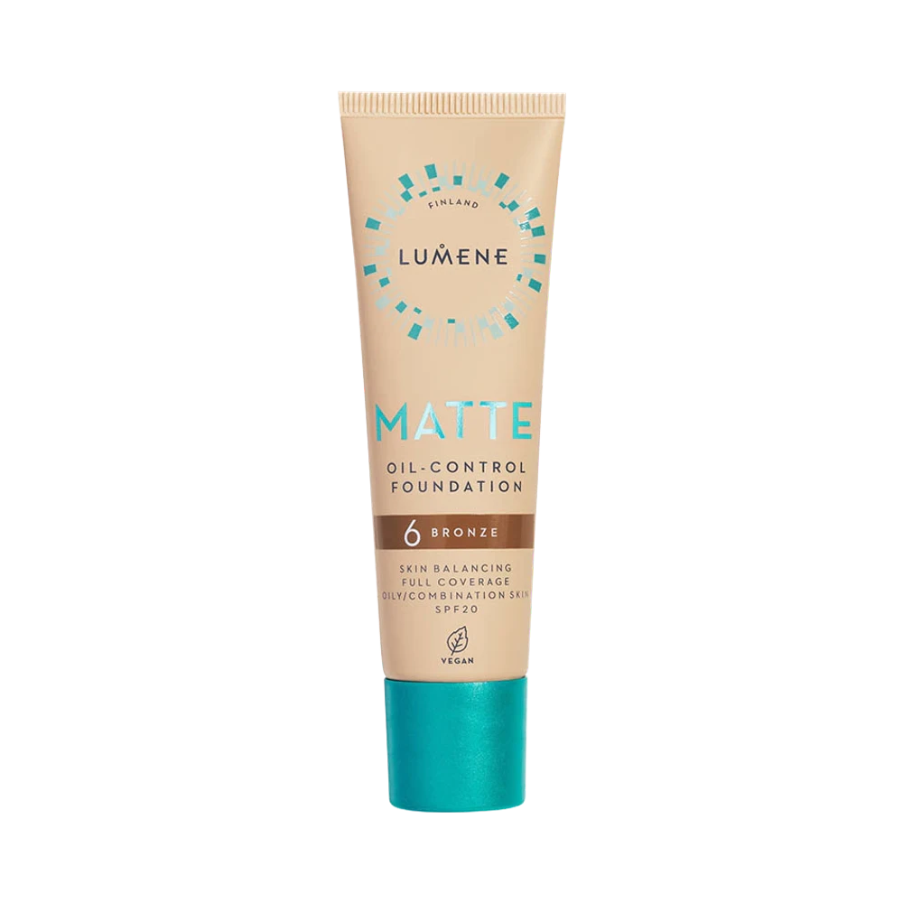 Lumene Matte Oil-Control SPF 20, 6 Bronze foundation 30 ml