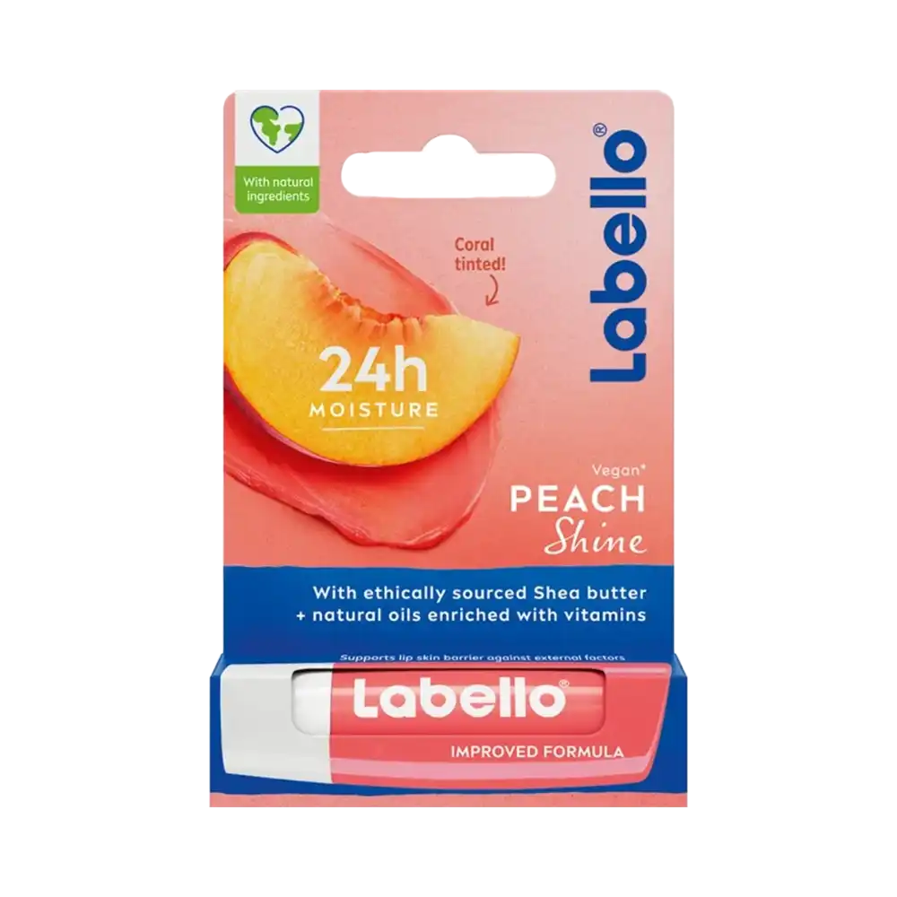 Labello Peach Shine Lip Balm 4,8g