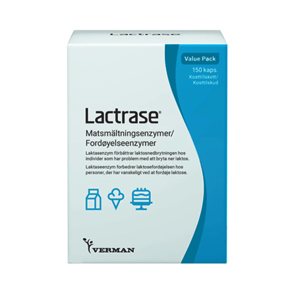 Lactrase kapslar 150 st