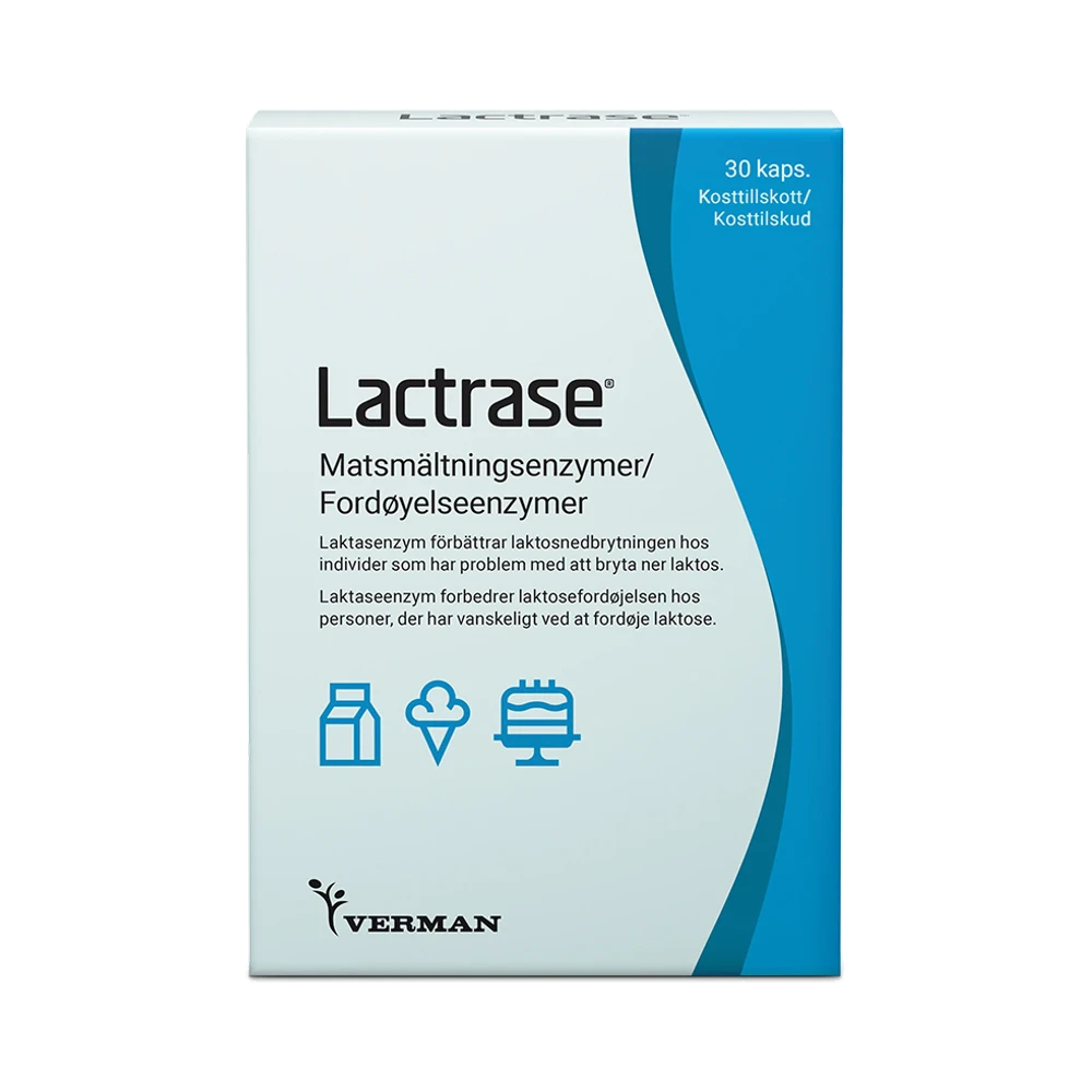 Lactrase kapslar 30 st