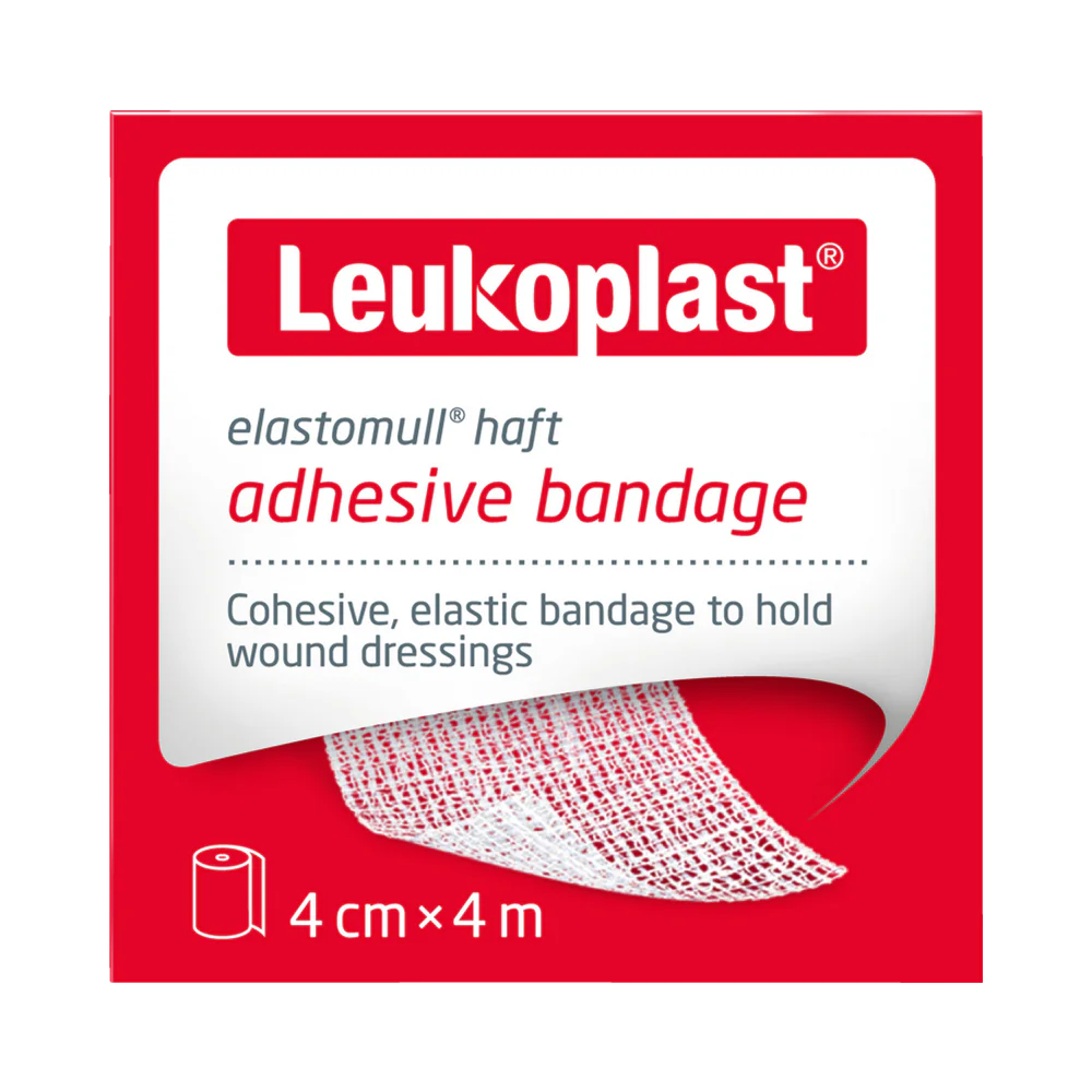Leukoplast Elastomulll Haft 4 cm x 4m förband 1 st