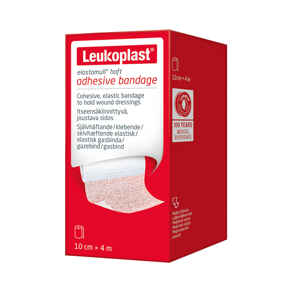 Leukoplast Elastomull Haft 10 cm x 4 m fixeringslinda 1 st