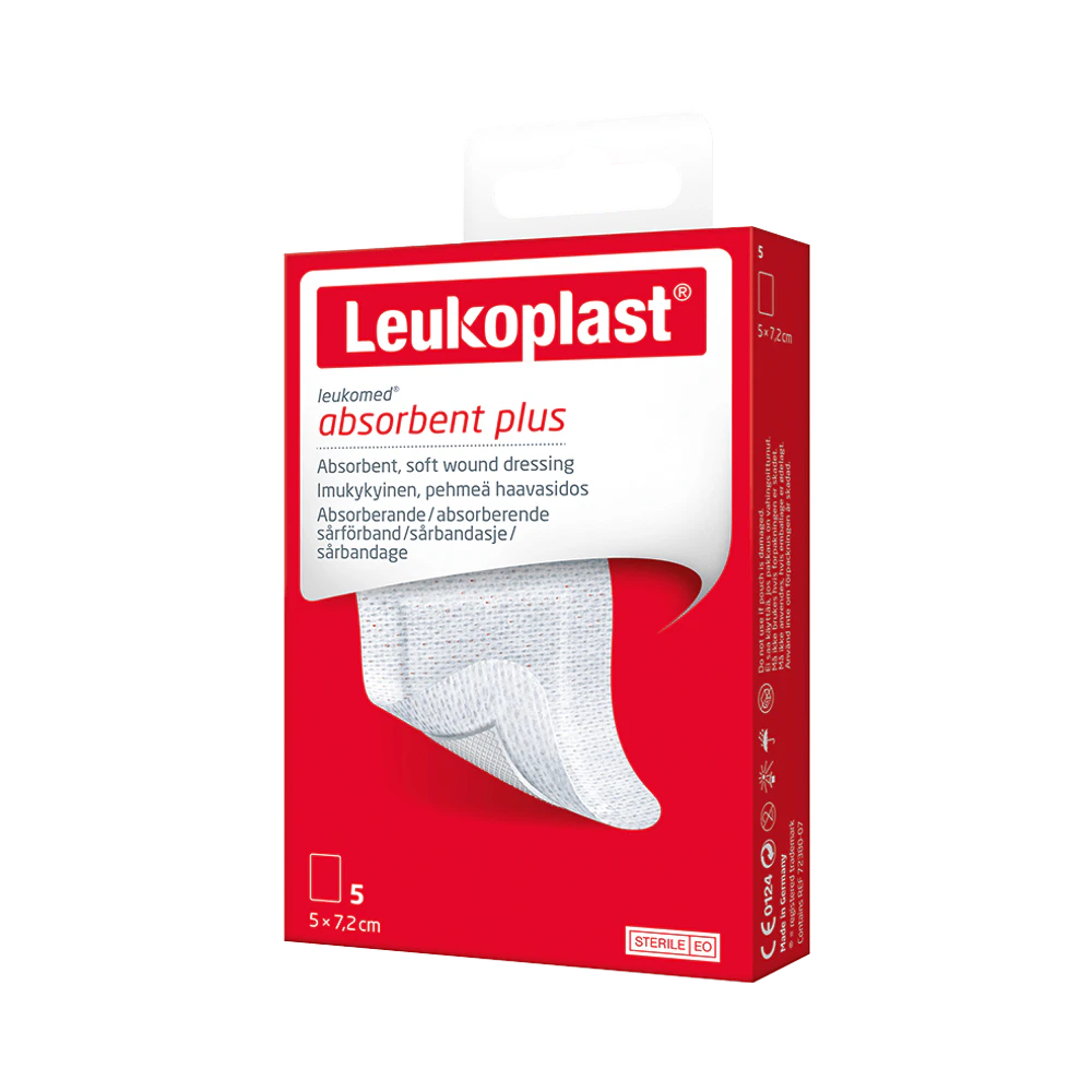 Leukoplast Leukomed 5 x 7,2 cm förband 5 st