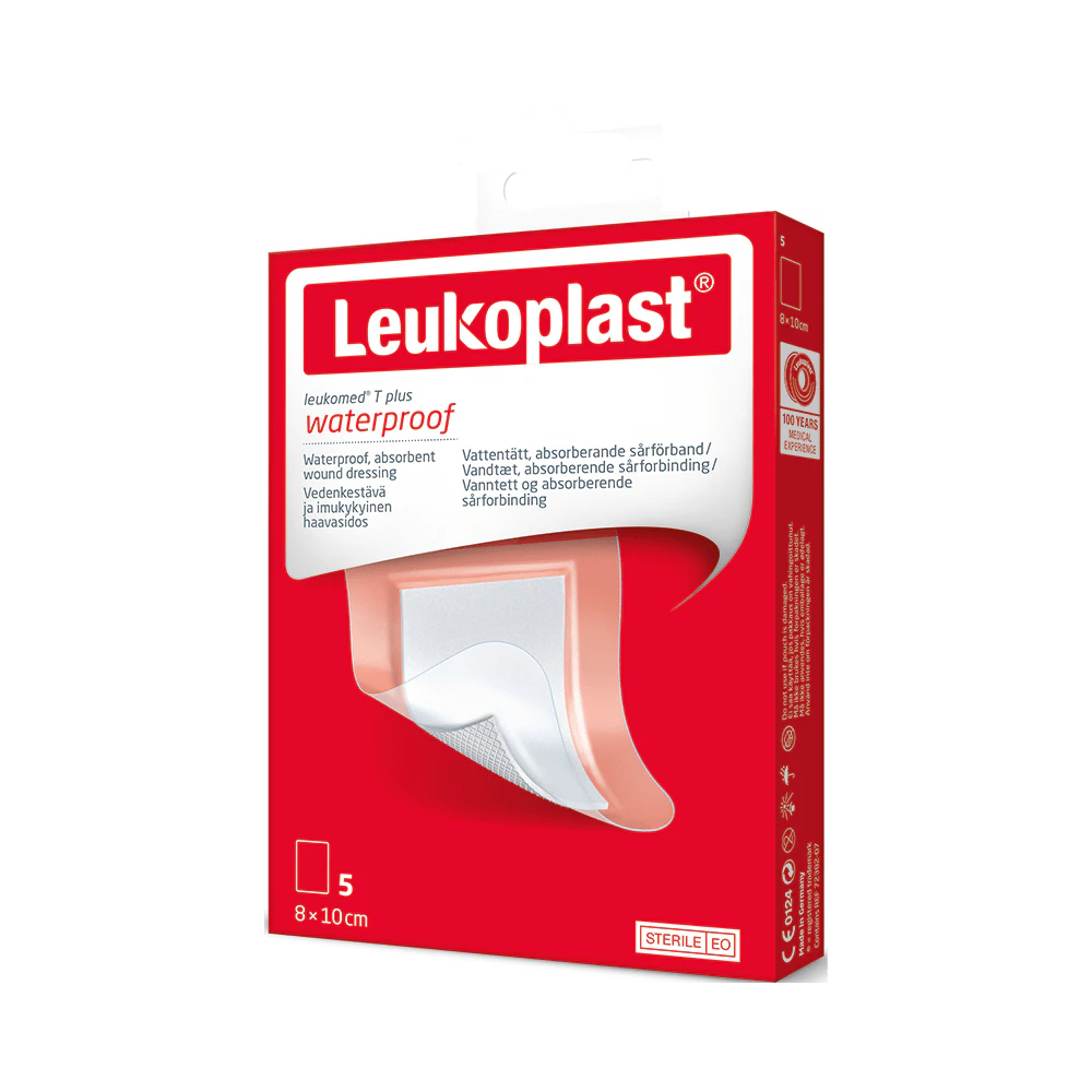 Leukoplast Leukomed T Plus 8 x10 cm förband 5 st