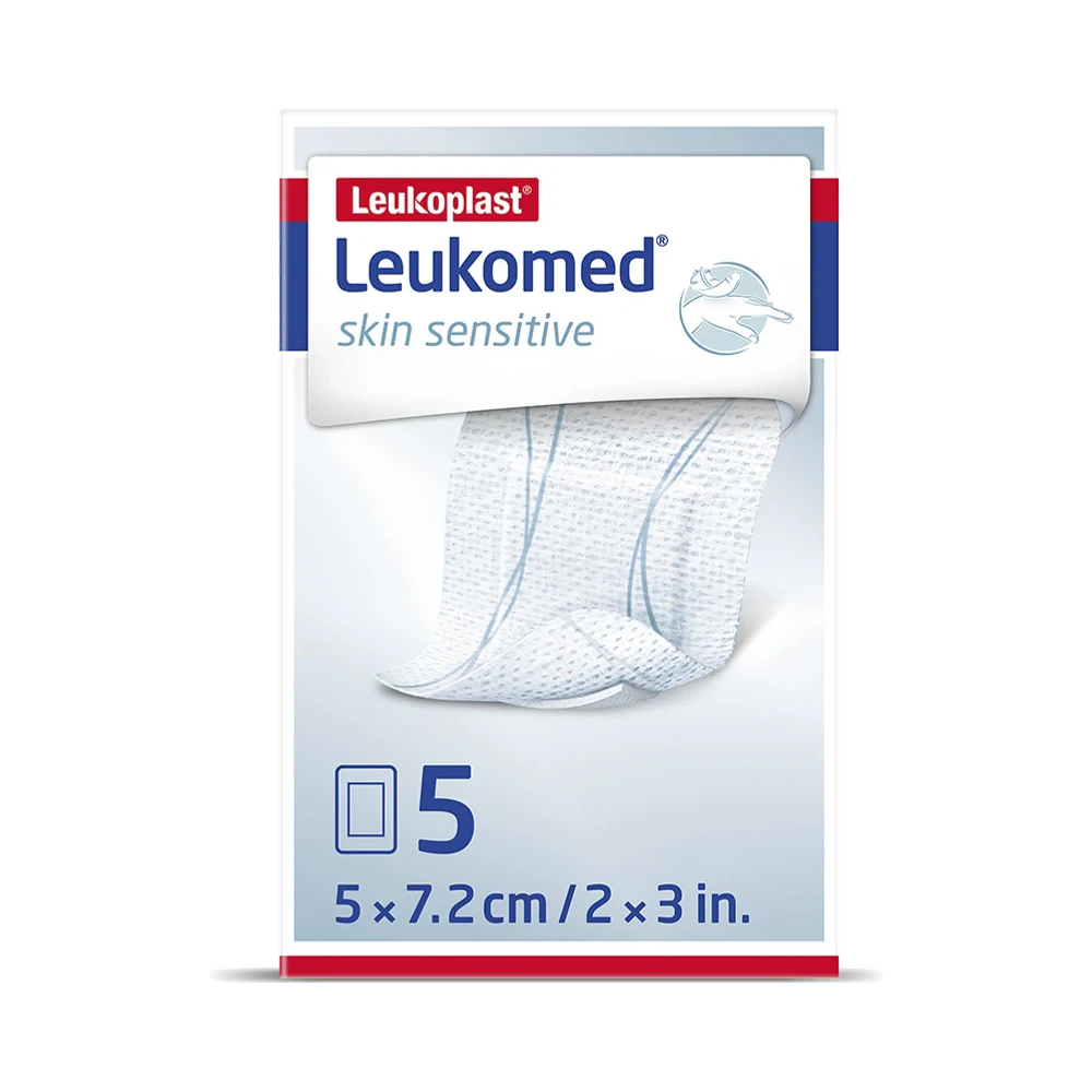 Leukoplast Leukomed Skin Sensitive 5 cm x 7,2 cm förband 5 st