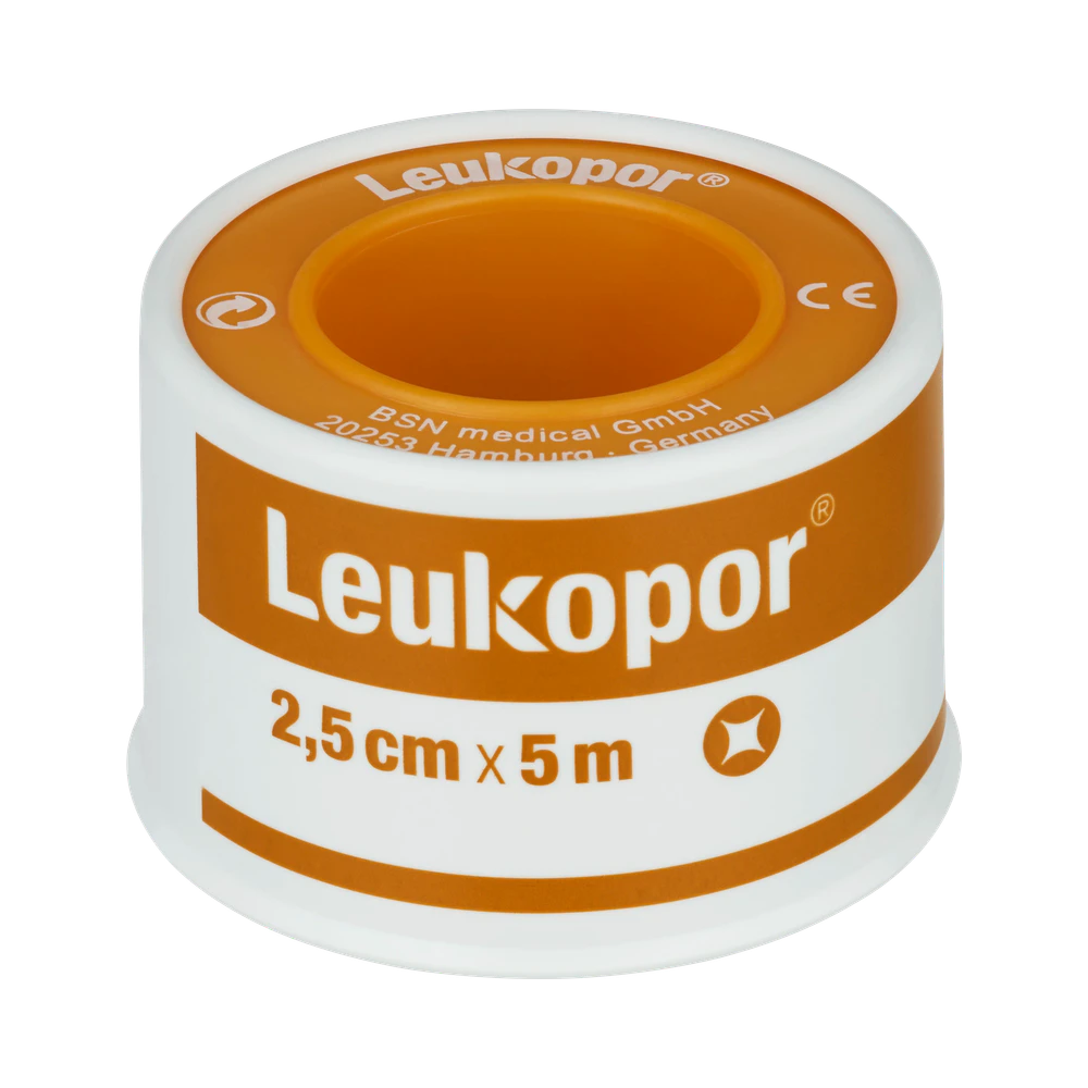 Leukoplast Leukopor vit 2,5cm x 5m kirurgtejp 1 st