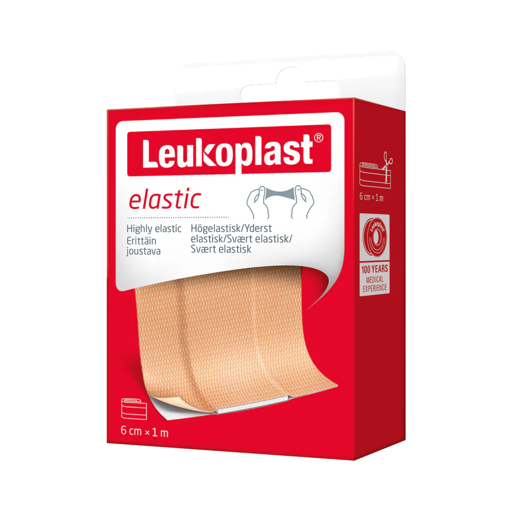Leukoplast Elastic plåsterrulle 6 cm x 1 m