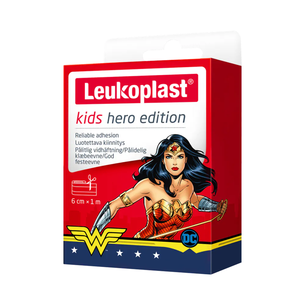Leukoplast Kids Hero Edition plåster 6 cm x 1 m