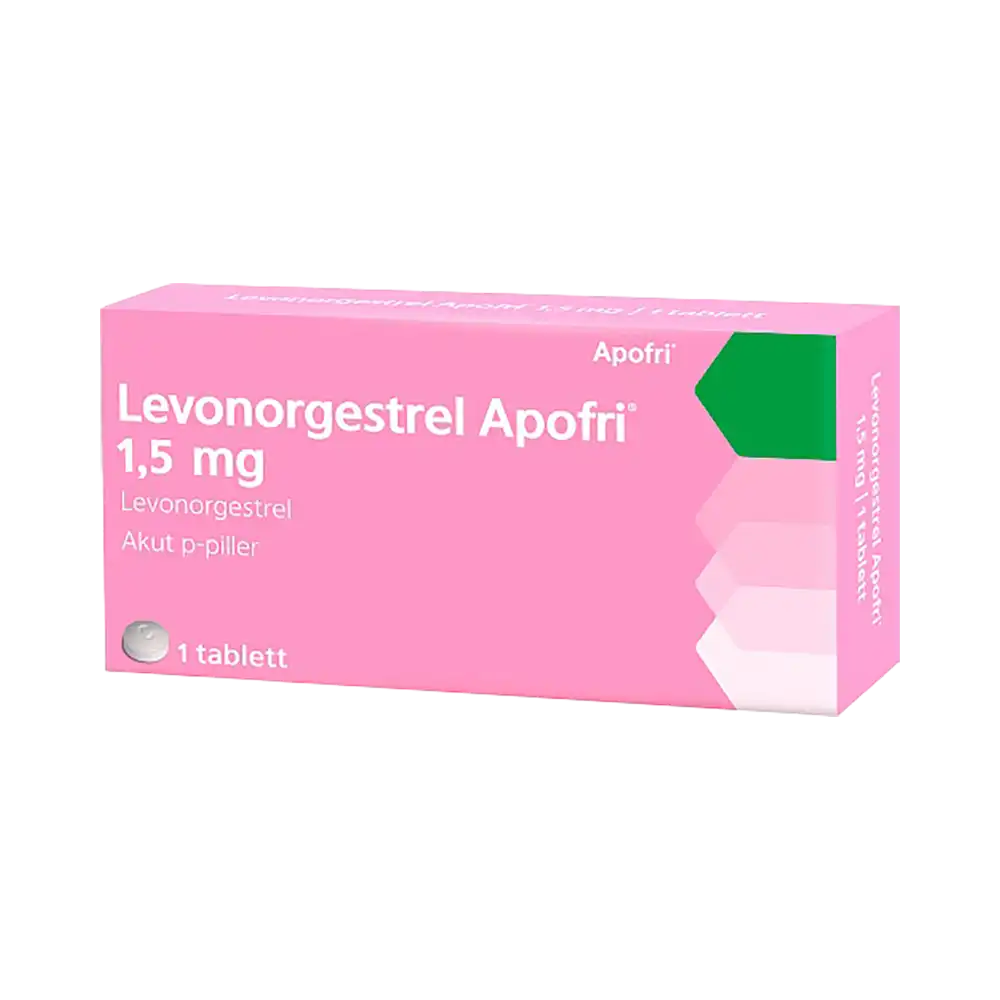 Levonorgestrel Apofri 1,5 mg Akut p-piller 1 tablett