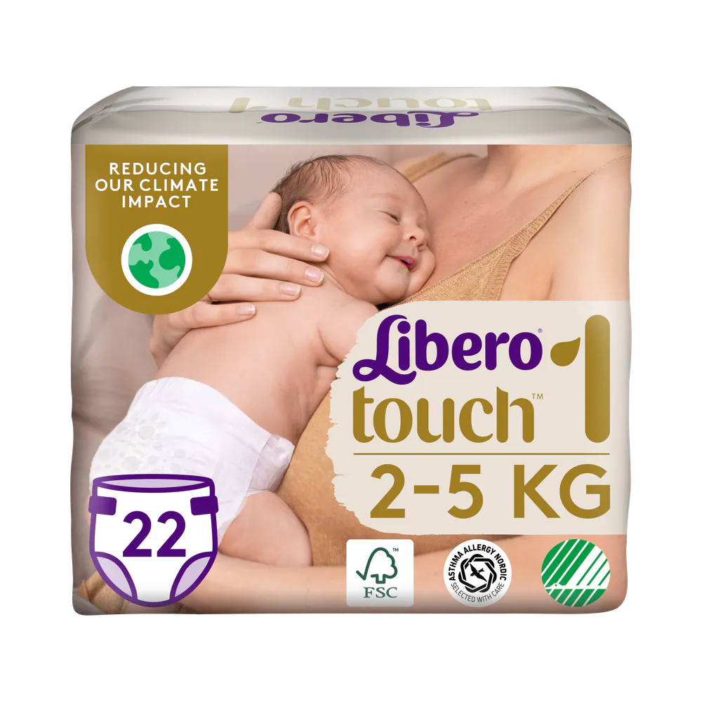 Libero Touch 1 2-5kg blöja 22 st