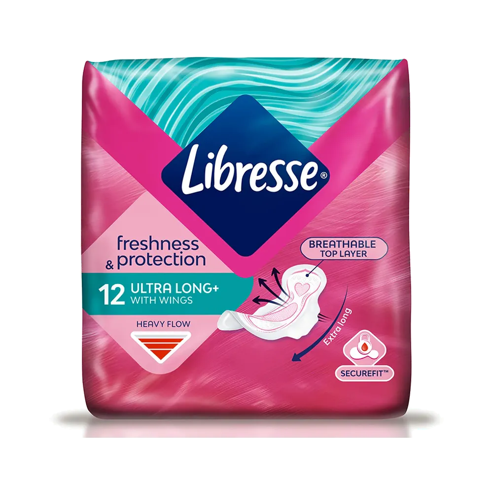 Libresse Ultra Thin Long Wing bindor 12 st