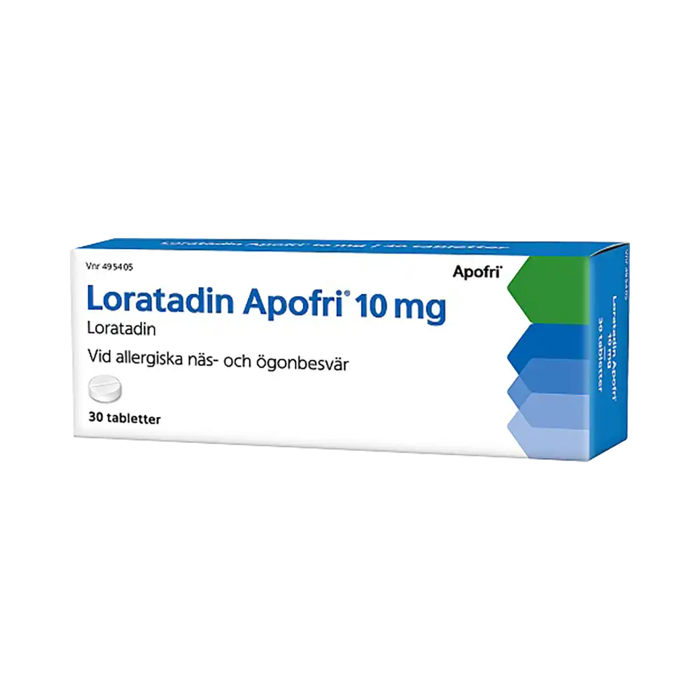 Loratadin Apofri 10 mg loratadin 30 tabletter