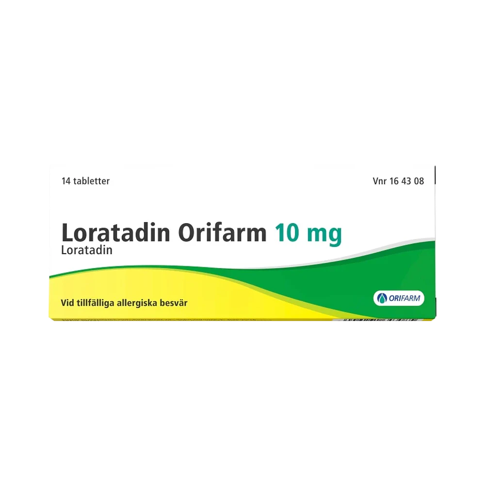 Orifarm Loratadin 10 mg 14 tabletter