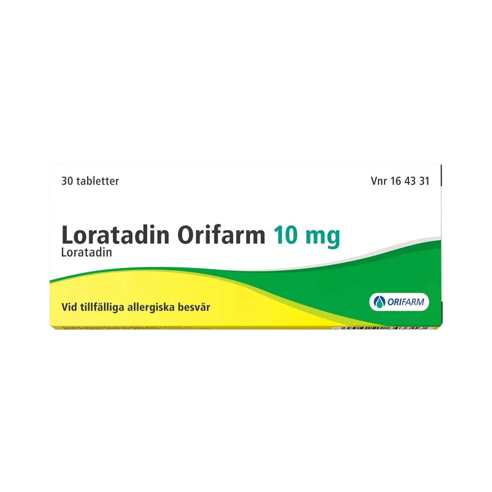 Orifarm Loratadin 10 mg 30 tabletter