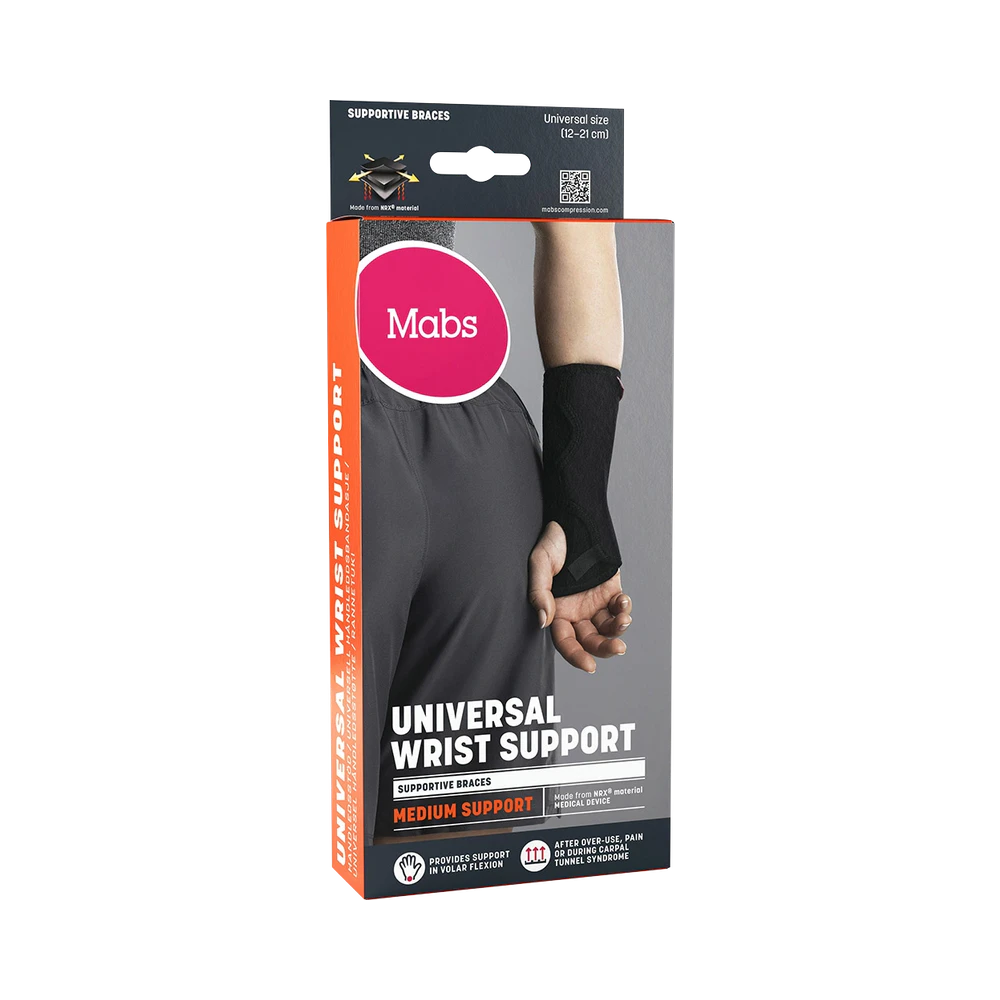 Mabs Svart handledsstöd Universal 1 st