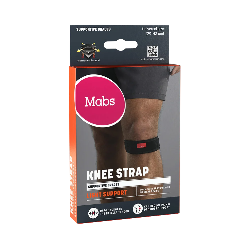 Mabs Knästrap Svart knästöd One Size