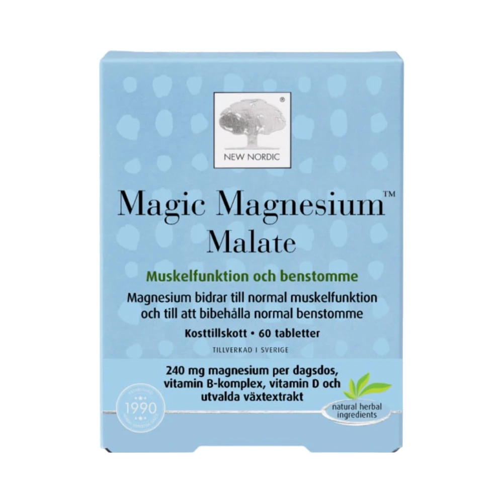 New Nordic Magic Magnesium Malate 60 tabletter