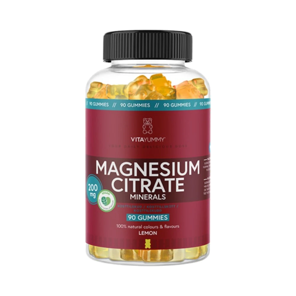 VitaYummy Magnesium Citrate Lemon tuggtabletter 90 st