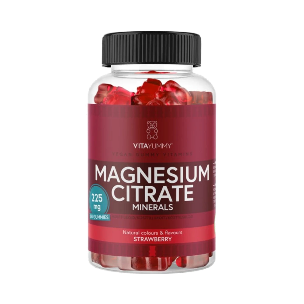 VitaYummy Magnesium Citrate Strawberry gummies 60 st