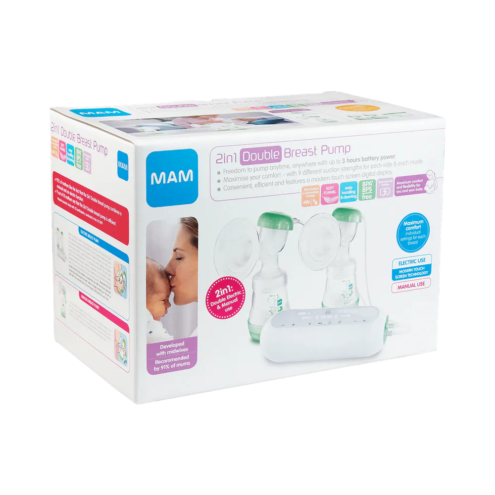MAM 2in1 Double Breast Pump dubbelbröstpumpset 1 st