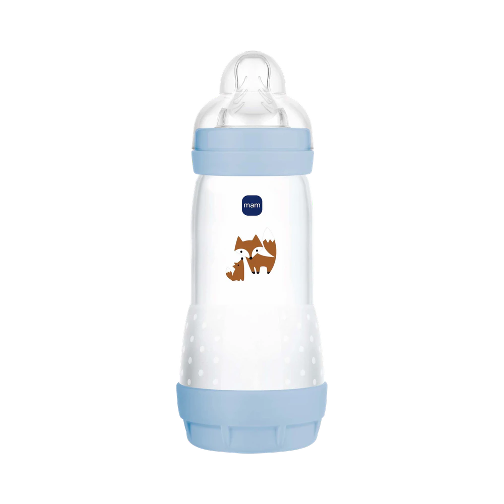 MAM Easy Start Anti-Colic Blue nappflaska 320 ml