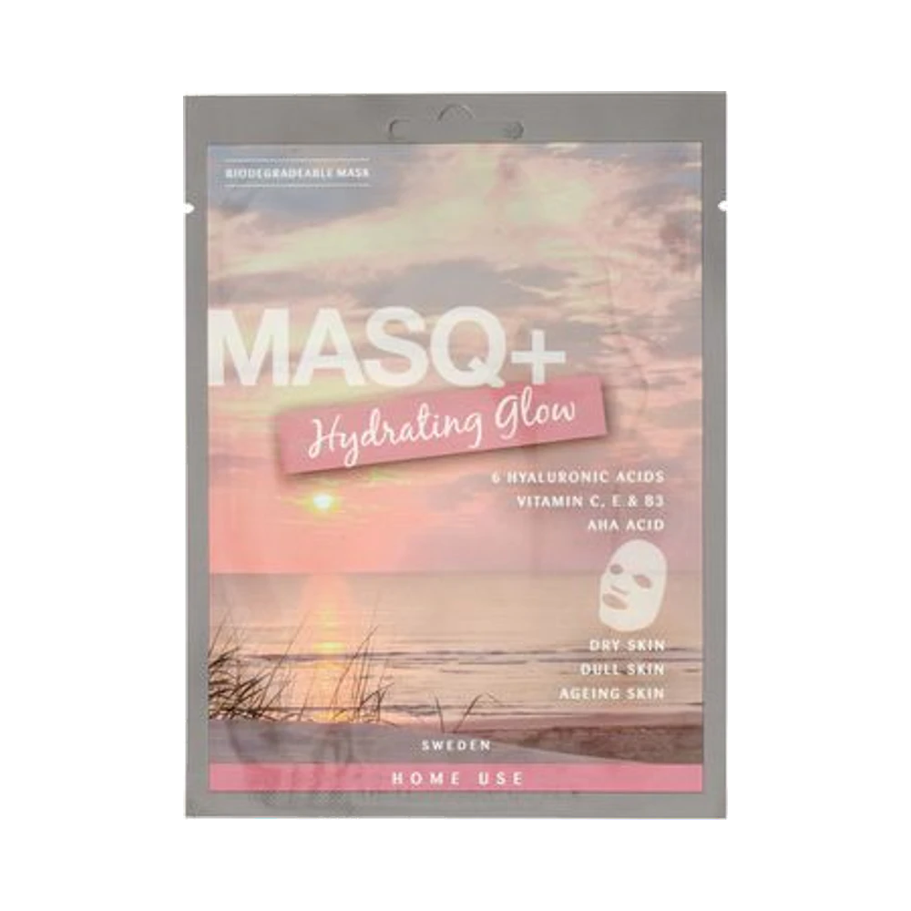 Masq+ Hydrating Glow som ger glow sheet mask 1 st