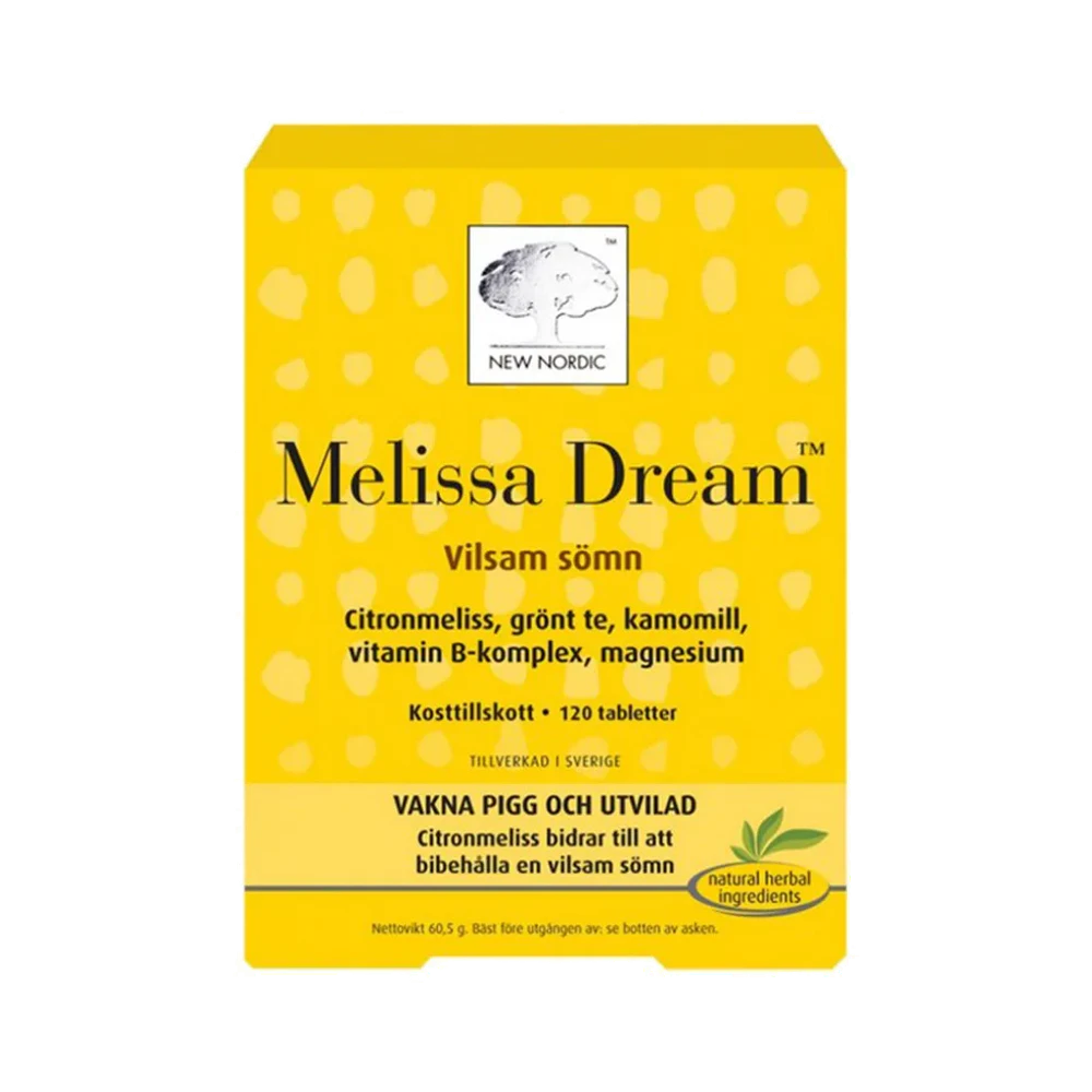New Nordic Melissa Dream tabletter 120 st