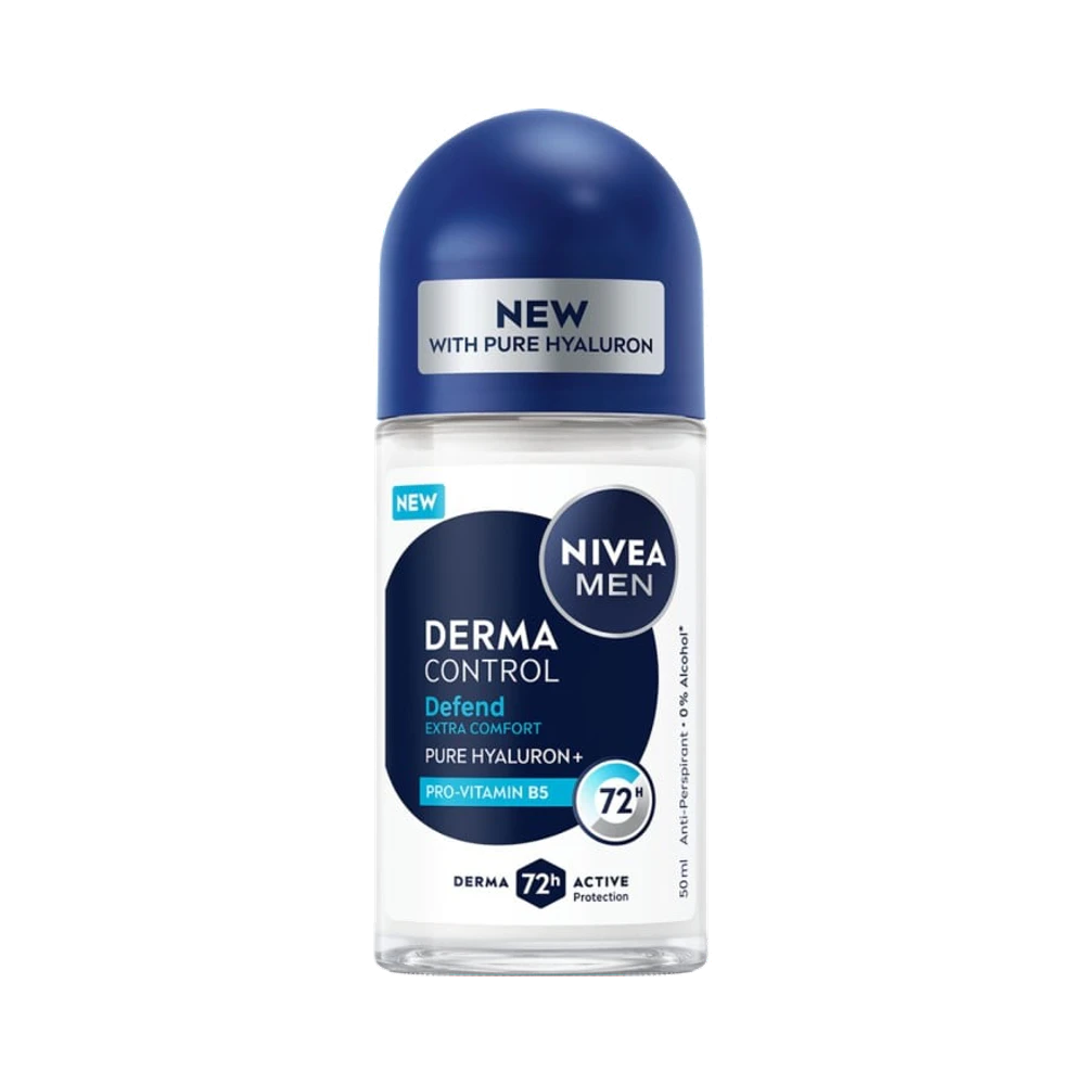 NIVEA MEN Antiperspirant Deo Derma Control Defend roll on 50 ml