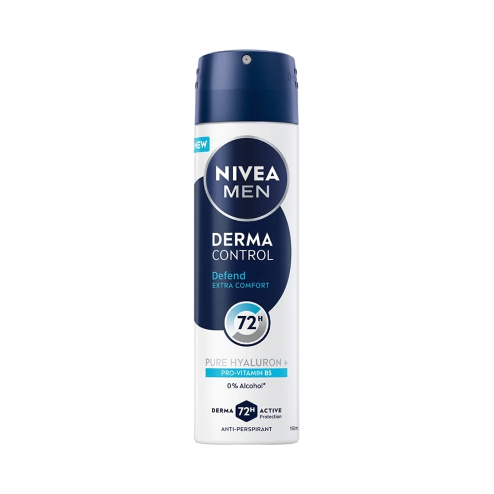 NIVEA MEN Antiperspirant Derma Control Defend deo spray 150 ml