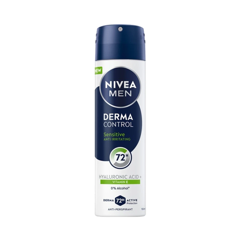 NIVEA MEN Antiperspirant Derma Control Sensitive deo spray 150 ml