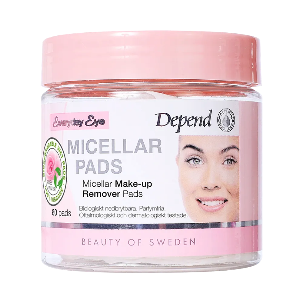 Depend Micellar Make-Up Remover pads 60 st