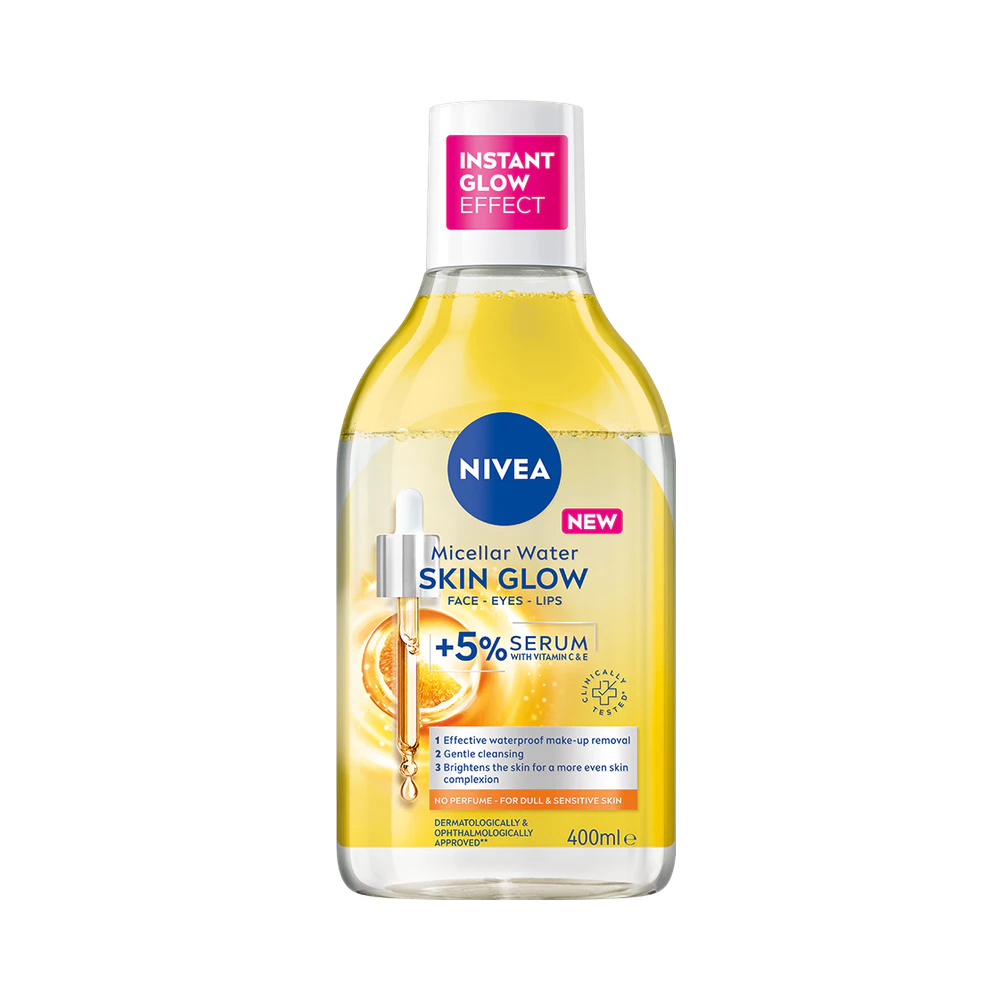 NIVEA Skin Glow + Serum 5% micellar water 400 ml