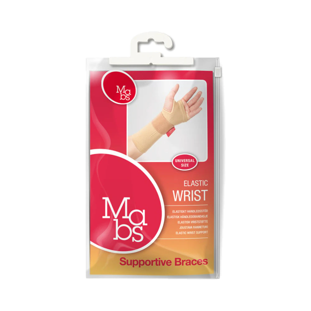 Mabs Universal Beige elastiskt handledsstöd 1 st