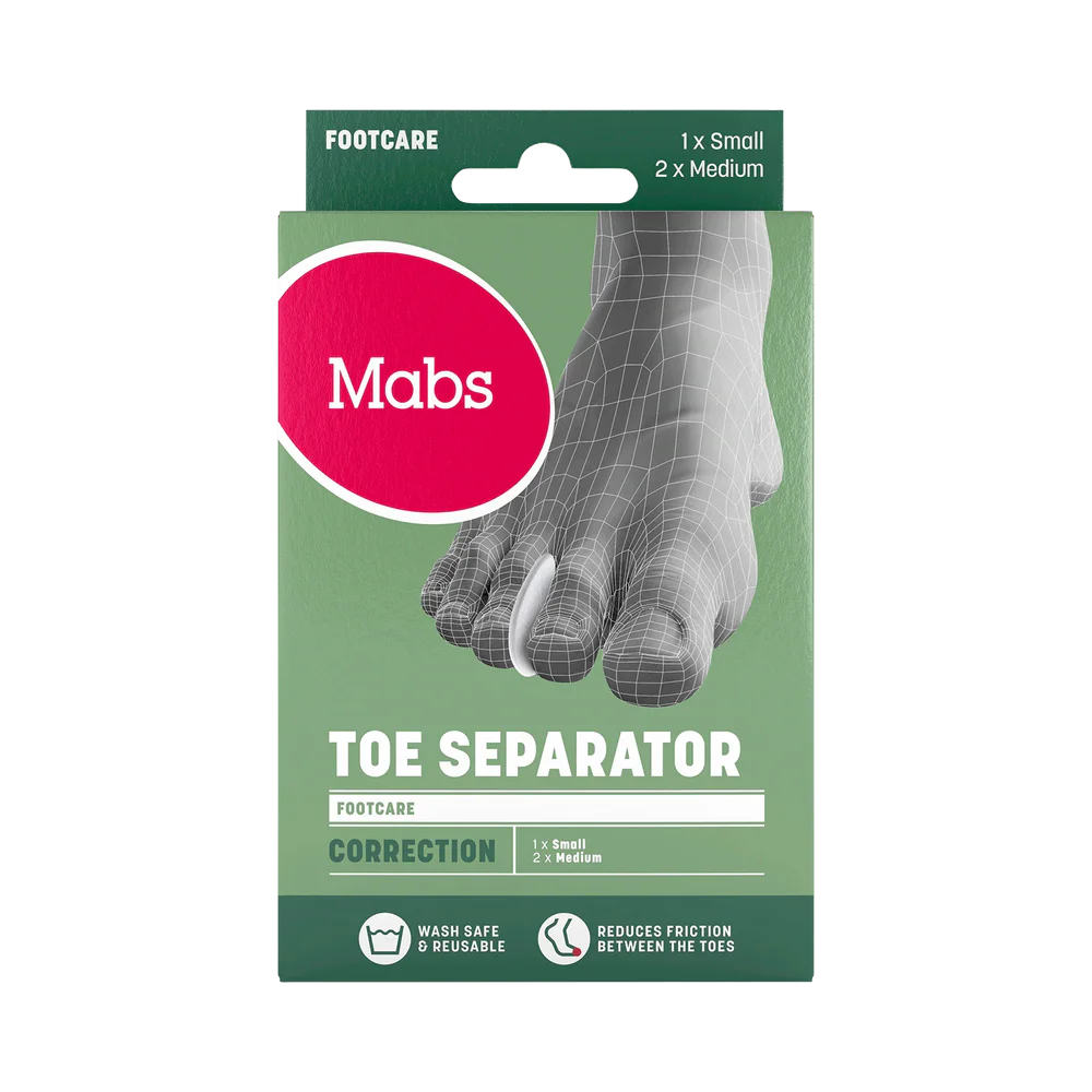 Mabs Toe Separator tåskiljare 3 st
