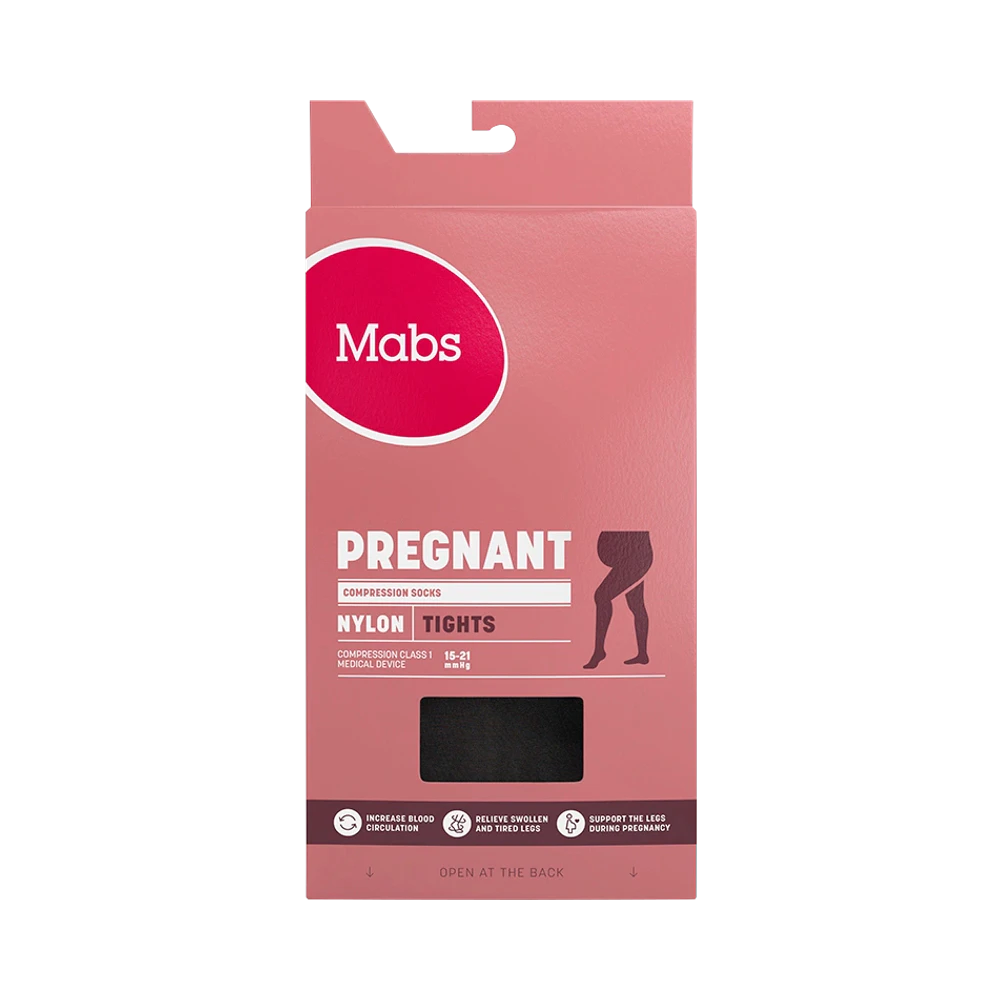 Mabs Nylon Black Pregnant XL tights 1 par