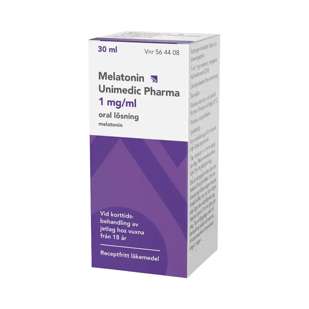 Melatonin Unimedic Pharma 1 mg/ml oral lösning 30 ml
