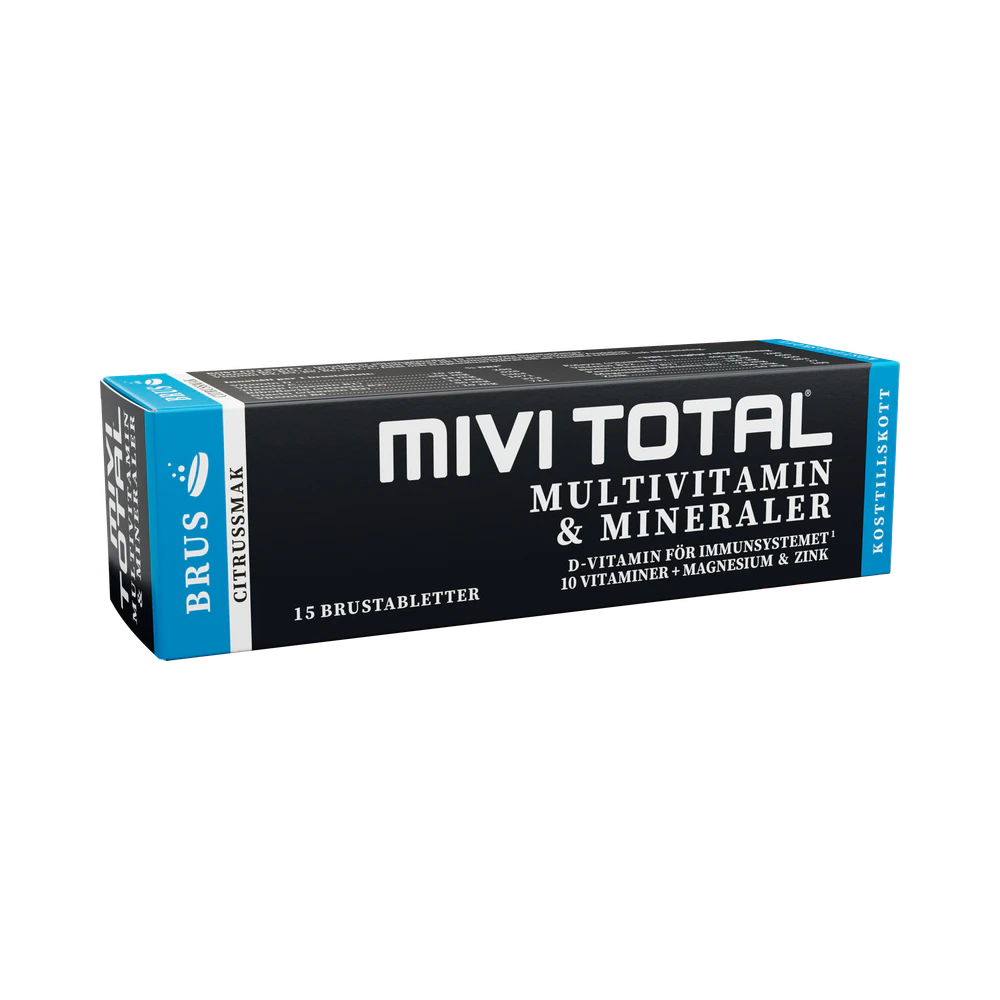 Mivitotal Brustablett Citrus 15 tabletter